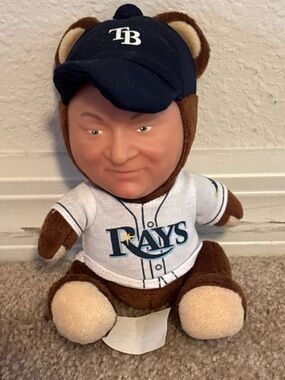 Tampa Bay Rays Don Zimmer #64 Bear Plush Doll MLB ~6" 2012 Giveaway